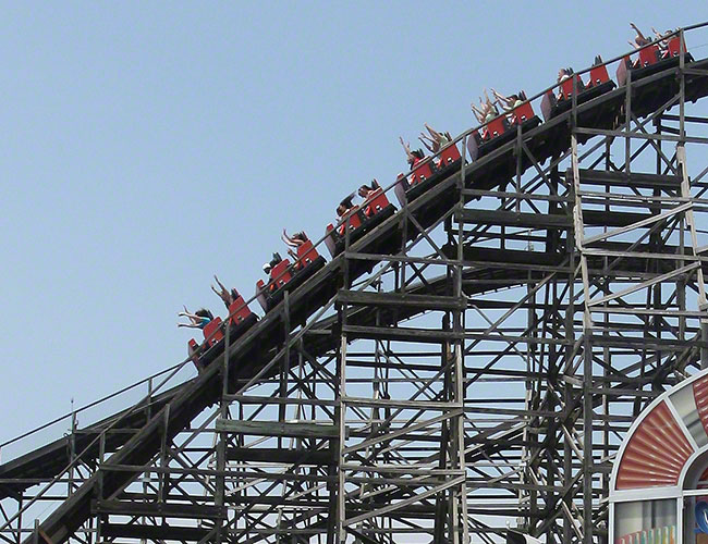 The Hurler Roller Coaster at Carowinds, Charlotte, North Carolina