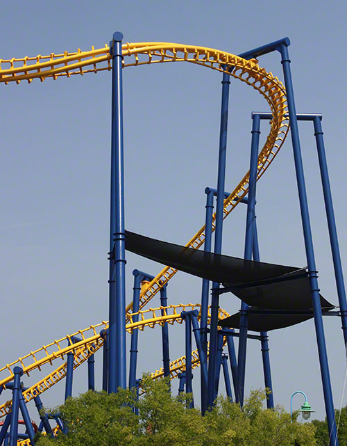 The Nighthawk Roller Coaster at Carowinds, Charlotte, North Carolina