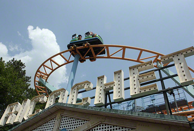 The Ricochet Roller Coaster at Carowinds, Charlotte, North Carolina