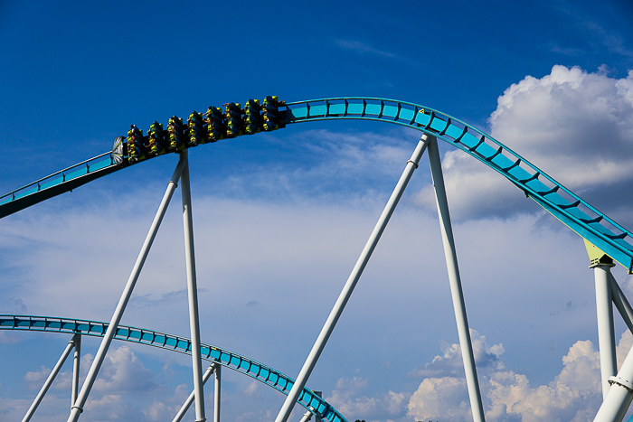 The Fury 325 roller coaster at Carowinds Theme Park, Charlotte North & South Carolina