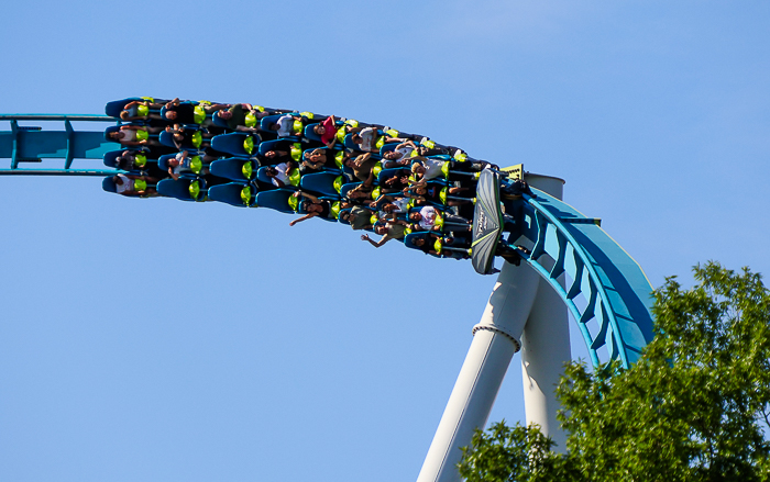 The Fury 325 roller coaster at Carowinds Theme Park, Charlotte North & South Carolina