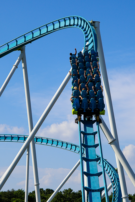 The Fury 325 roller coaster at Carowinds Theme Park, Charlotte North & South Carolina