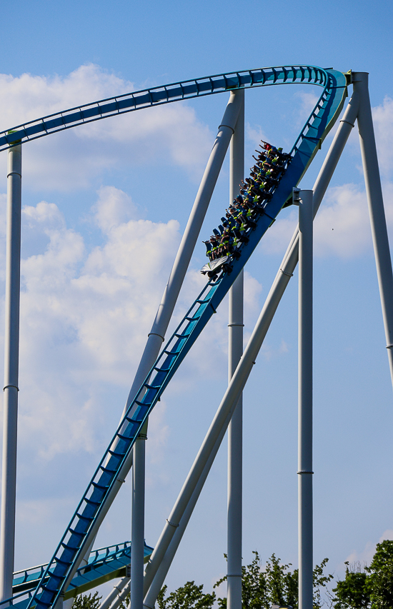 The Fury 325 roller coaster at Carowinds Theme Park, Charlotte North & South Carolina