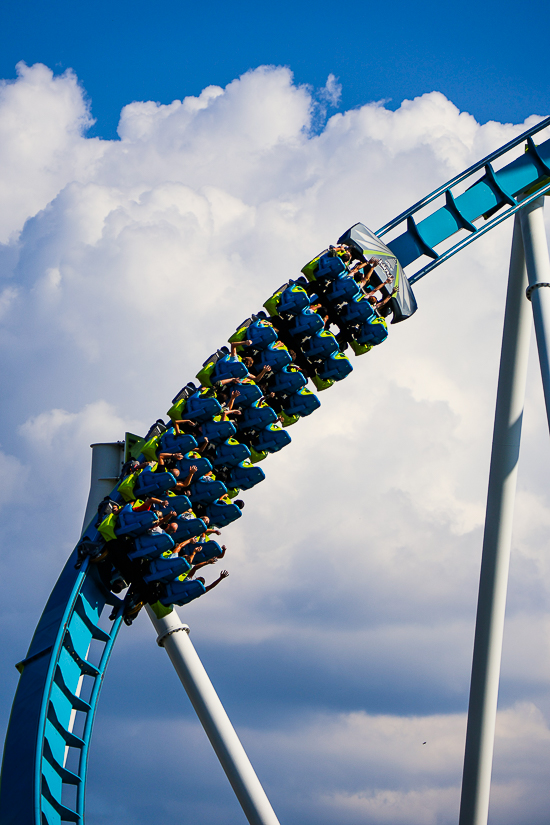 The Fury 325 roller coaster at Carowinds Theme Park, Charlotte North & South Carolina