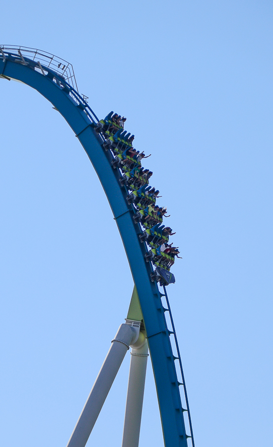 The Fury 325 roller coaster at Carowinds Theme Park, Charlotte North & South Carolina