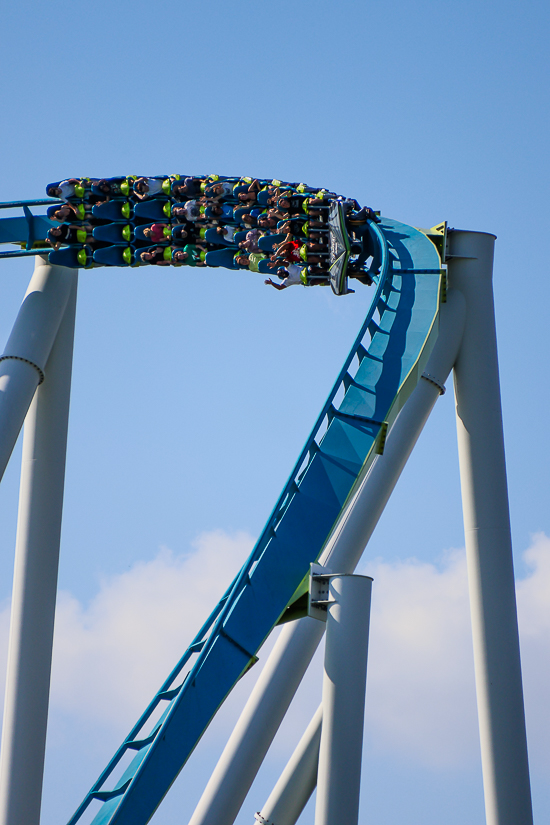 The Fury 325 roller coaster at Carowinds Theme Park, Charlotte North & South Carolina