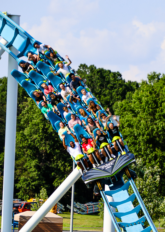 The Fury 325 roller coaster at Carowinds Theme Park, Charlotte North & South Carolina