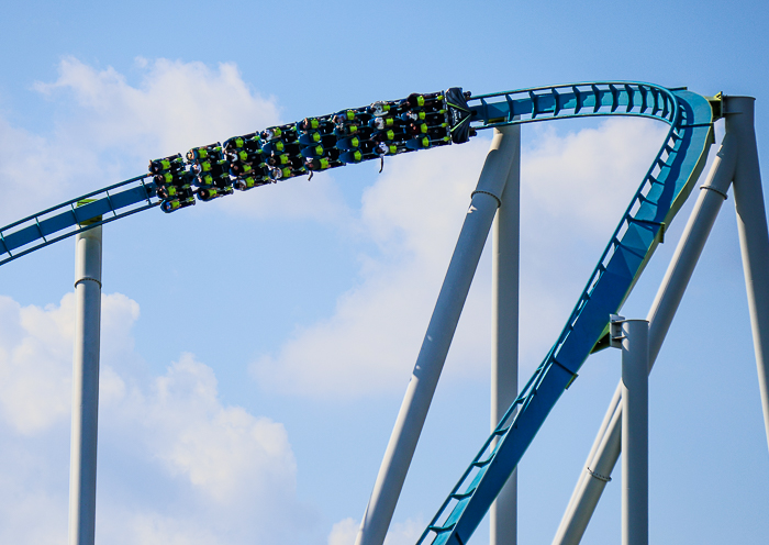 The Fury 325 roller coaster at Carowinds Theme Park, Charlotte North & South Carolina