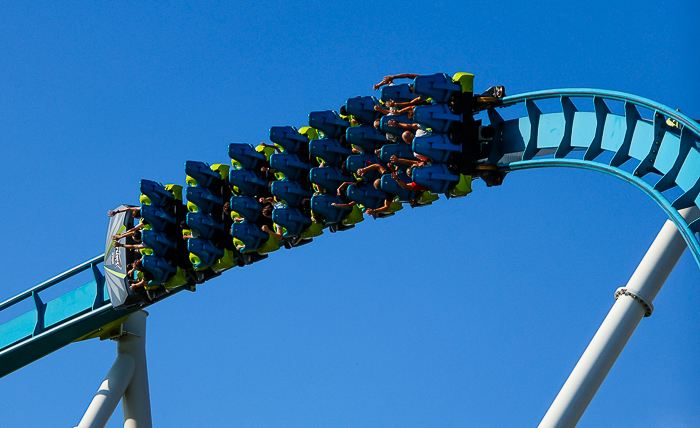 The Fury 325 roller coaster at Carowinds Theme Park, Charlotte North & South Carolina