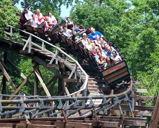 Cedar Creek Mine Ride at Cedar Point, Sandusky, Ohio