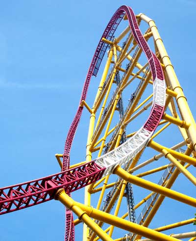 Top Thrill Dragster at Cedar Point, Sandusky, Ohio