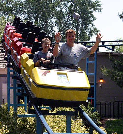 The Jr. Gemini Roller Coaster at Cedar Point, Sandusky, Ohio