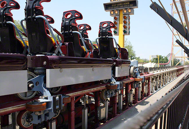 Top Thrill Dragster Roller Coaster at Cedar Point, Sandusky, Ohio