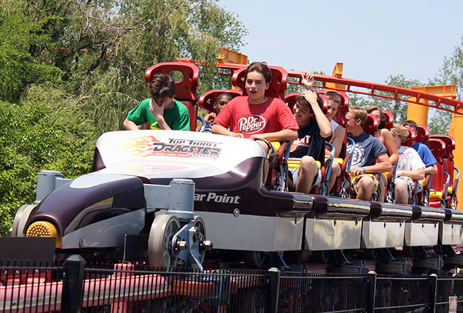Top Thrill Dragster Roller Coaster at Cedar Point, Sandusky, Ohio