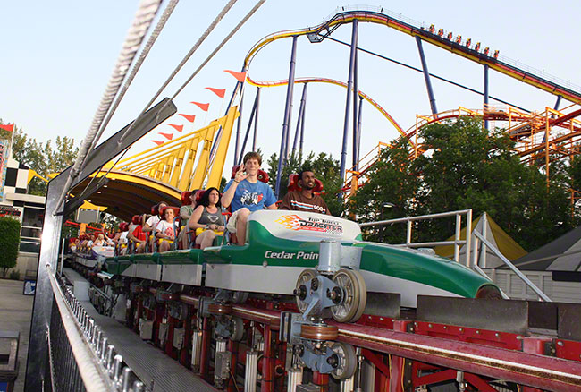 Top Thrill Dragster Roller Coaster at Cedar Point, Sandusky, Ohio