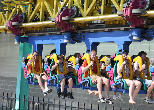 The Wicked Twister Roller Coaster at Cedar Point, Sandusky, Ohio
