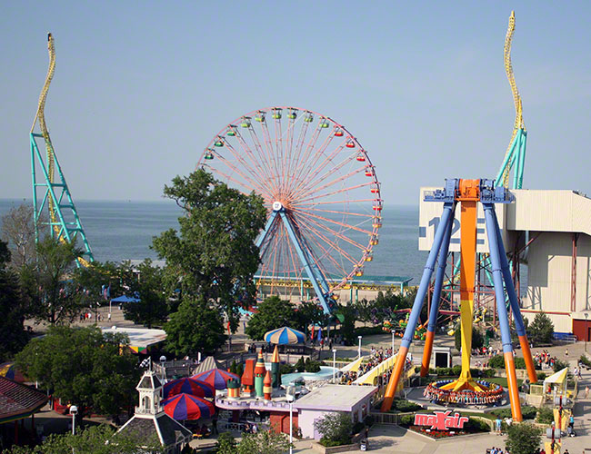 The Wicked Twister Roller Coaster at Cedar Point, Sandusky, Ohio