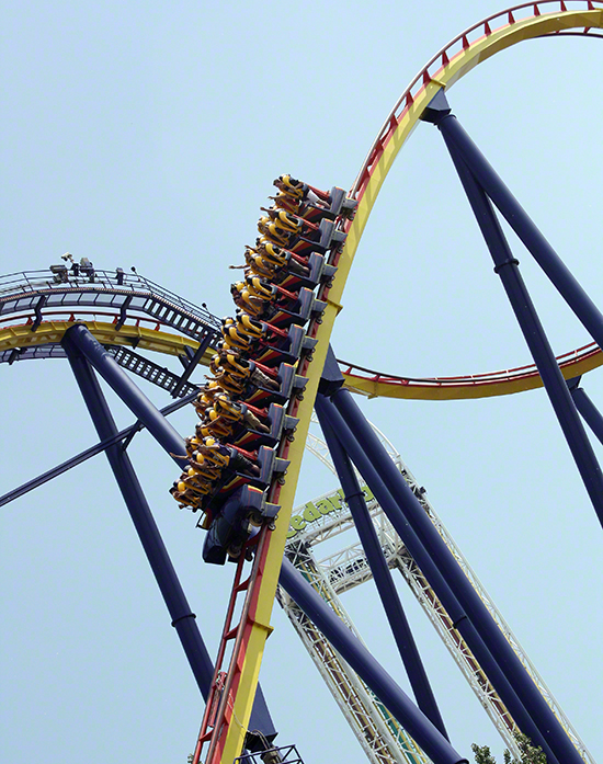 The Mantis Roller Coaster at Cedar Point Amusement Park, Sandusky Ohio