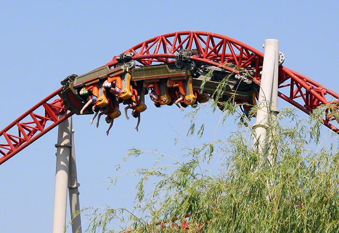 The Maverick Roller Coaster at Cedar Point Amusement Park, Sandusky Ohio