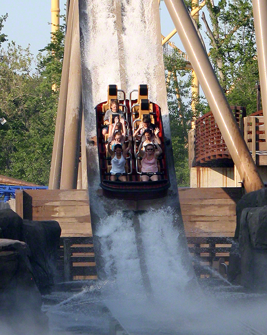 Shoot the Rapids at Cedar Point Amusement Park, Sandusky Ohio