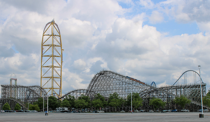 The Gemini roller coaster at Cedar Point, Sandusky, Ohio