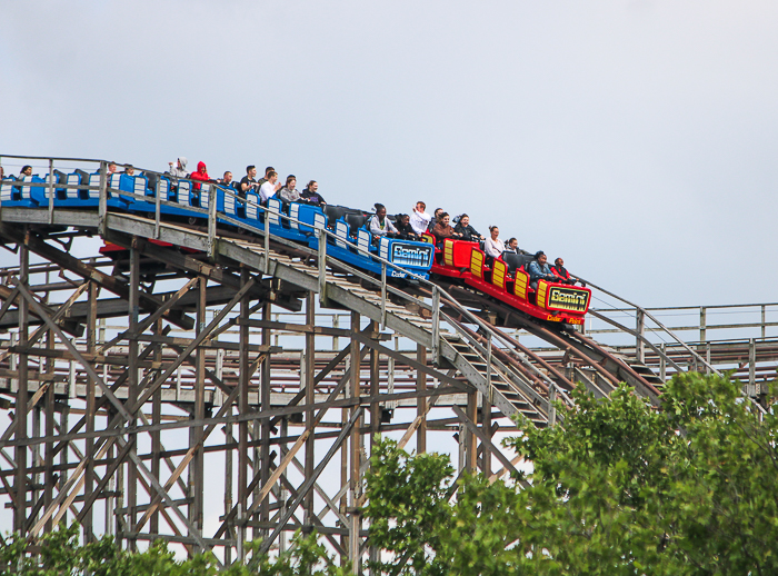 The Gemini Rollercoaster at Cedar Point, Sandusky, Ohio
