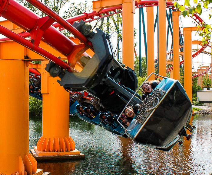 The Iron Dragon Roller Coaster at Cedar Point, Sandusky, Ohio