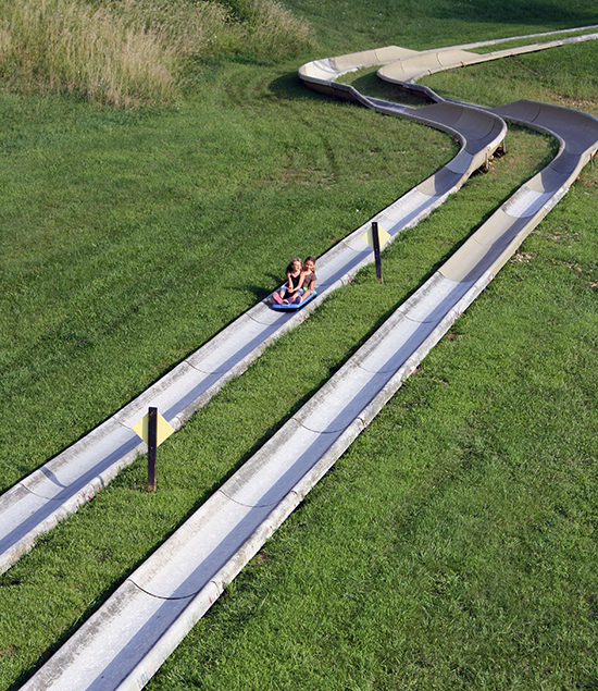 The Chestnut Mountain Alpine Slide, Galena, Illinois