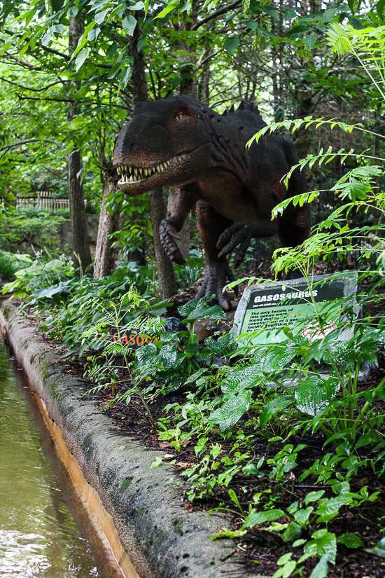 The Dinosaur Island Boat Ride at the Columbus Zoo & Aquarium, Powell, Ohio
