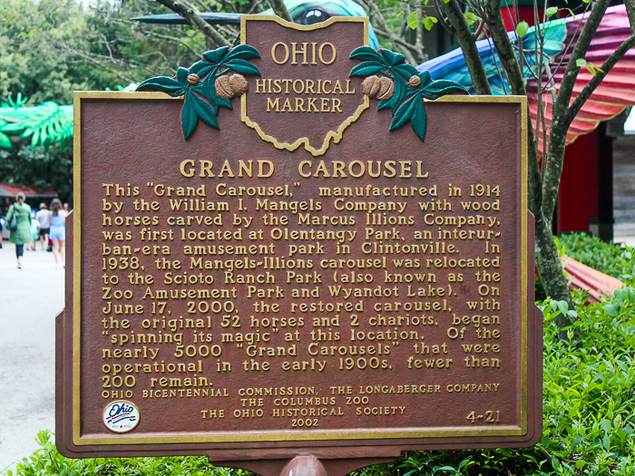 The Grand Carousel at the Columbus Zoo & Aquarium, Powell, Ohio
