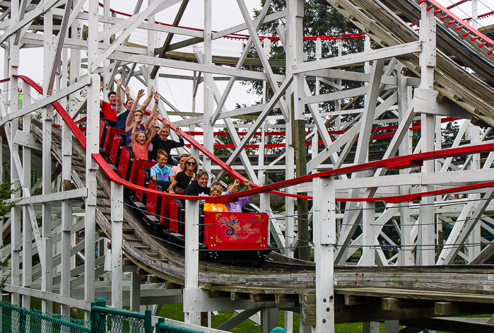 The Sea Dragon Rollercoaster at the Columbus Zoo & Aquarium, Powell, Ohio