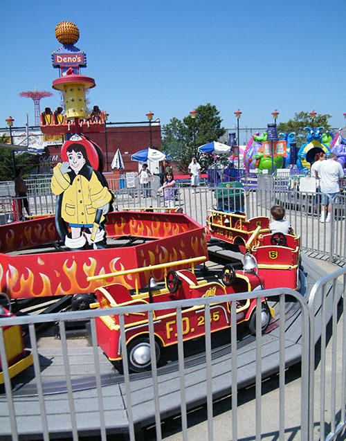 Deno's Wonder Wheel Park at Coney Island, Brooklyn, New York