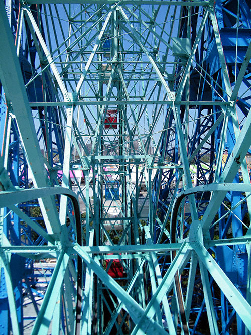 Deno's Wonder Wheel Park at Coney Island, Brooklyn, New York