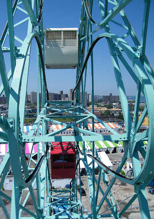 Deno's Wonder Wheel Park at Coney Island, Brooklyn, New York