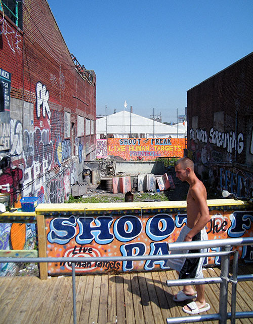 Shoot the Freak at Coney Island, Brooklyn, New York