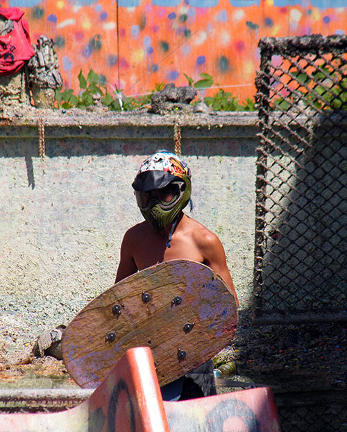 Shoot the Freak at Coney Island, Brooklyn, New York