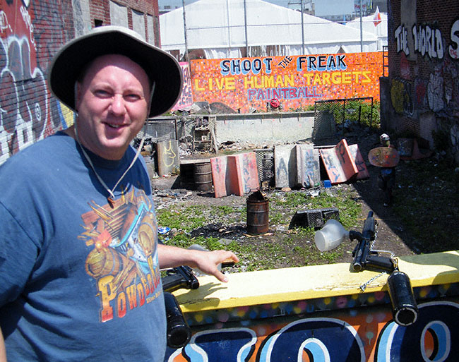 Shoot the Freak at Coney Island, Brooklyn, New York