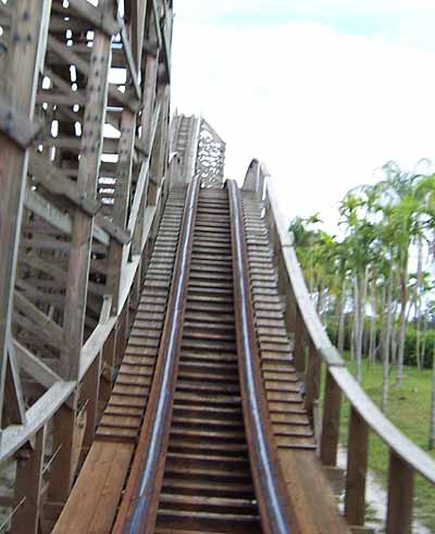 The Dania Beach Hurricane Roller Coaster @ Boomers Dania Beach, Florida