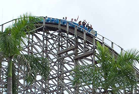 The Dania Beach Hurricane Roller Coaster @ Boomers Dania Beach, Florida