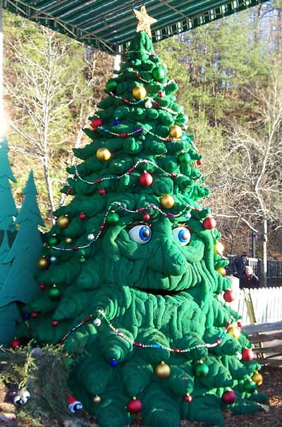 Tinker The talking Christmas Tree At Dollywood, Pigeon Forge, Tennessee