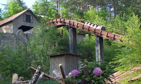 Daredevil Falls at Dollywood, Pigeon Forge Tennessee