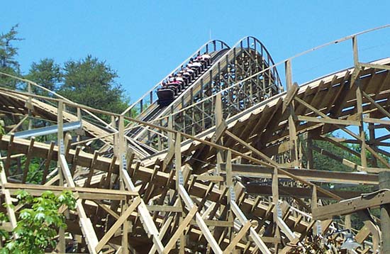 Thunderhead Rollercoaster at Dollywood, Pigeon Forge Tennessee