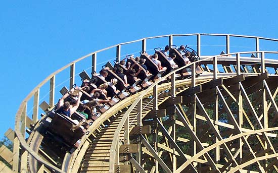 Thunderhead Rollercoaster at Dollywood, Pigeon Forge Tennessee