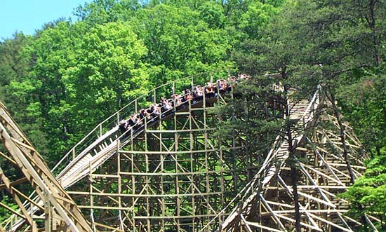 Thunderhead Rollercoaster at Dollywood, Pigeon Forge Tennessee