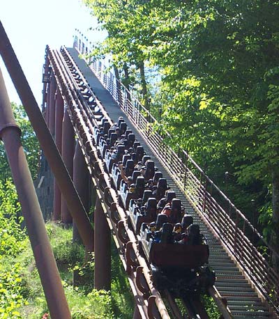 The Tennessee Tornado Rollercoaster at Dollywood, Pigeon Forge Tennessee