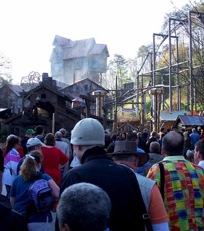 Mystery Mine Rollercoaster at Dollywood, Pigeon Forge, TN