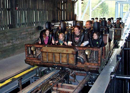 Mystery Mine Rollercoaster at Dollywood, Pigeon Forge, TN