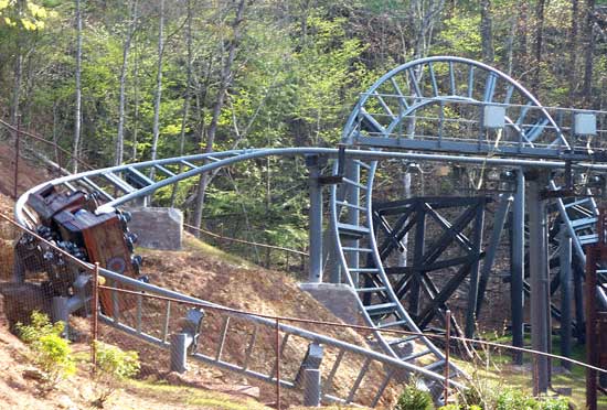 Mystery Mine Rollercoaster at Dollywood, Pigeon Forge, TN