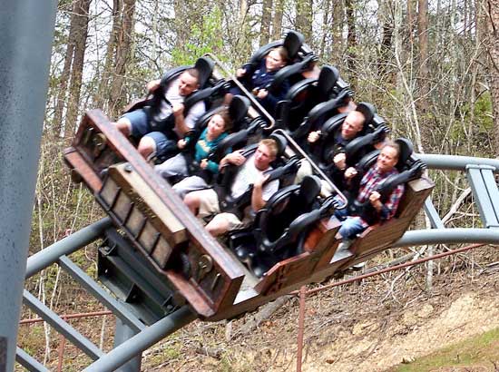 Mystery Mine Rollercoaster at Dollywood, Pigeon Forge, TN