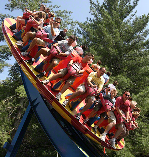 The Dizzy Disk at Dollyood, Pigeon Forge, Tennessee